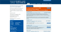 Desktop Screenshot of pdxtaxforum.org