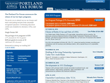 Tablet Screenshot of pdxtaxforum.org